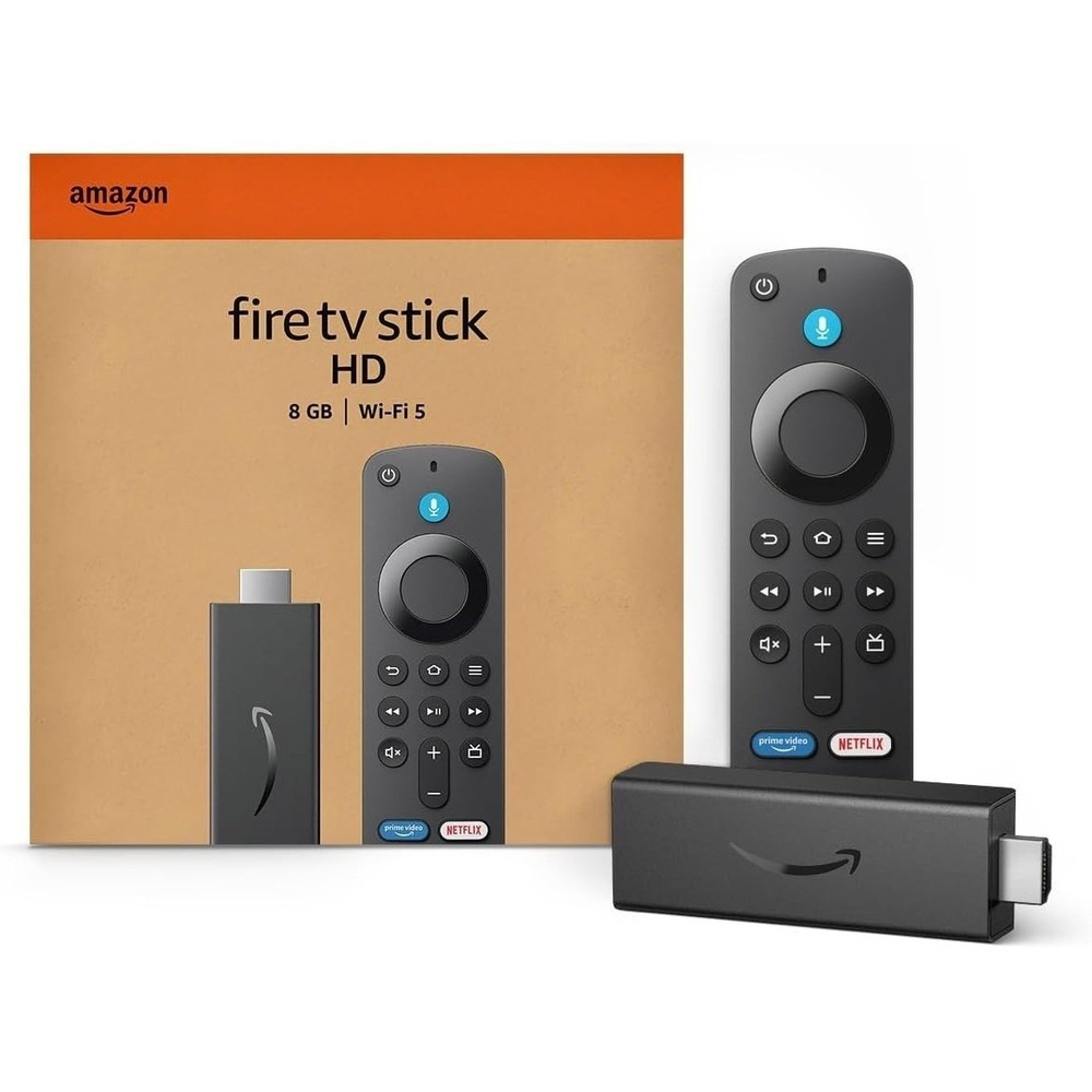 Amazon Fire TV Stick HD - 3rd Gen With Alexa Voice Remote 8GB - Wifi 5